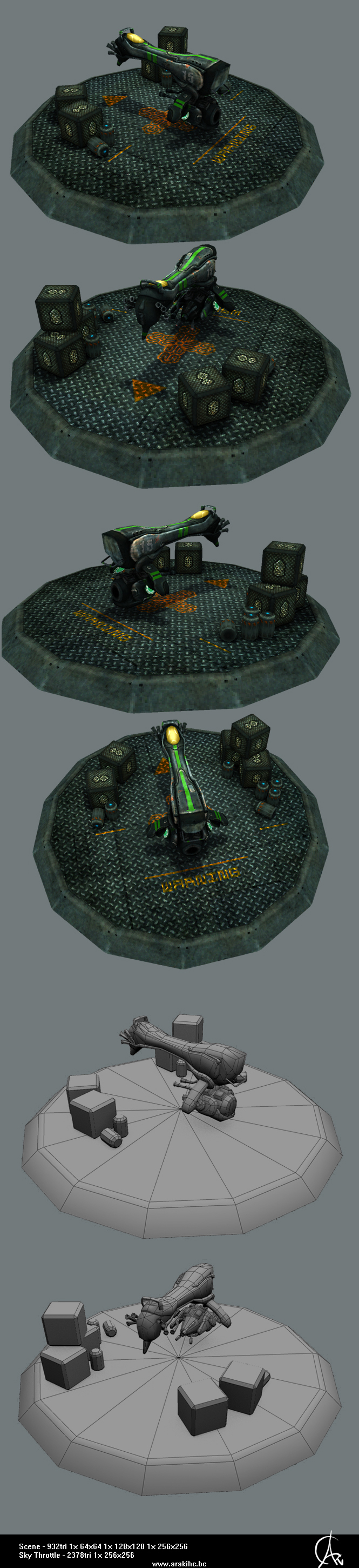 sky throttle racing space ship